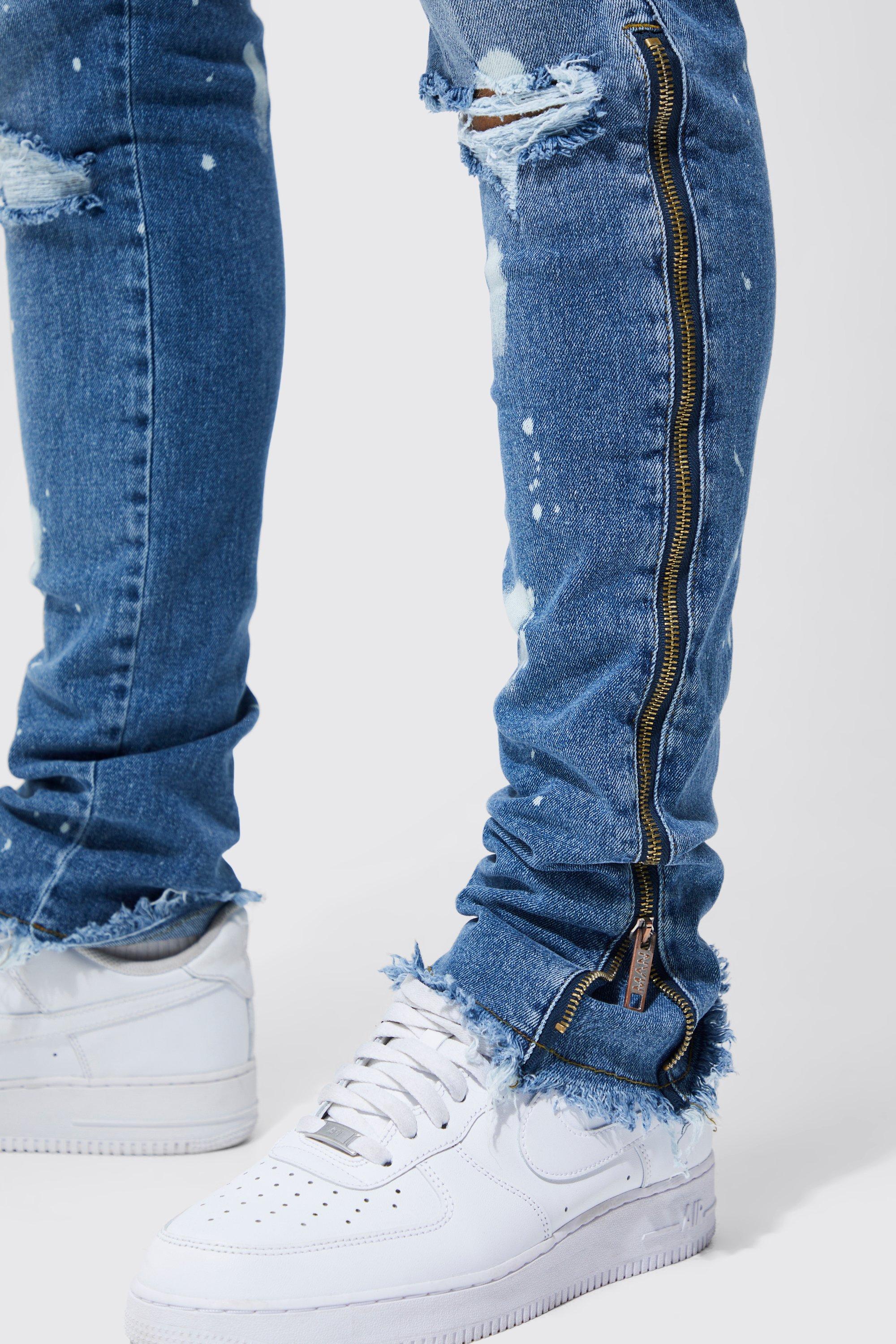 Tall Jean skinny zipp boohoo